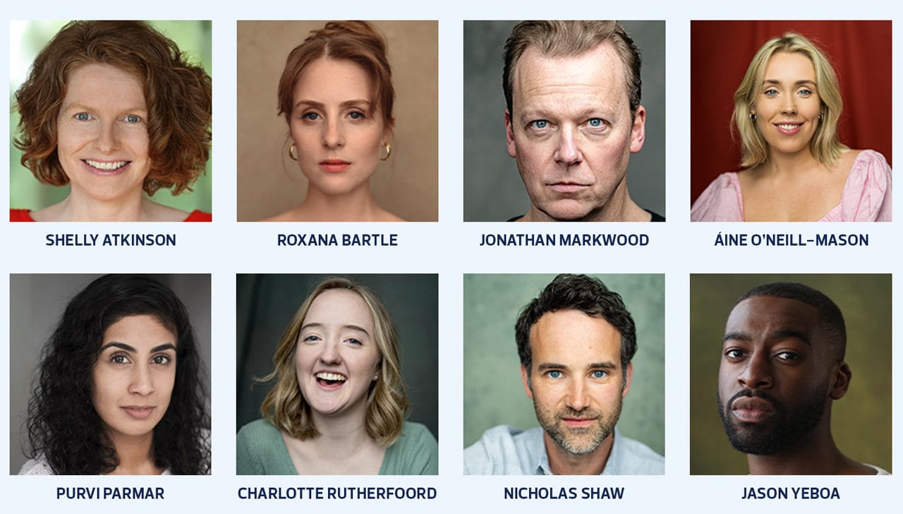A lock-up of headshot for the cast of Cinderella.